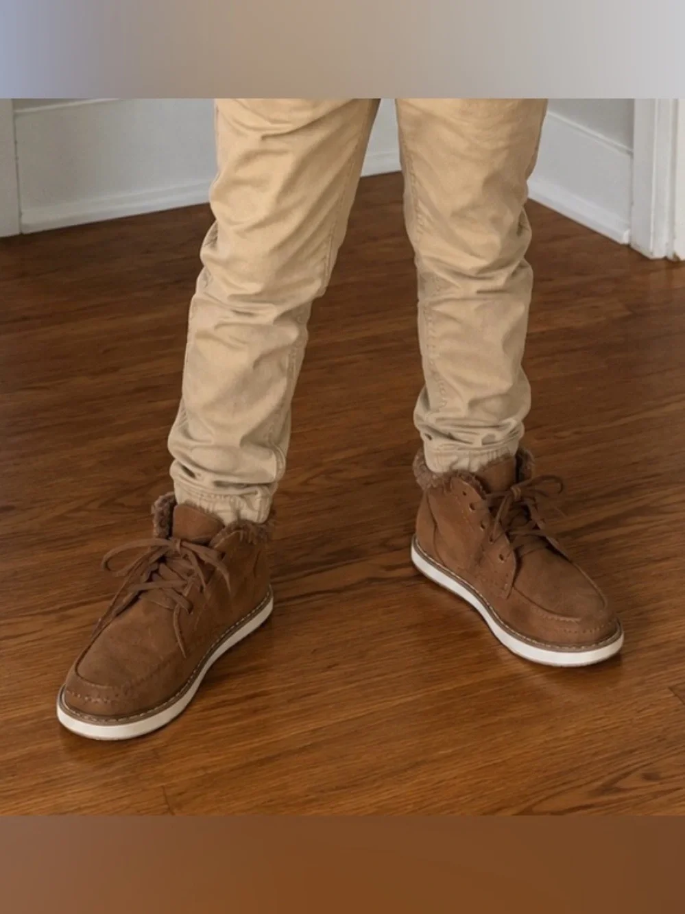 Gap Boy’s Brown Lace-Up Casual Boots